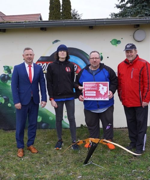 Zielsicher helfen. Spende an den Bogenclub.