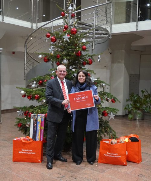 Herzensangelegenheit. Weihnachtsspende an das Kinderheim Horizont.