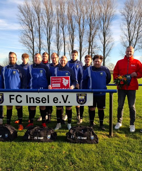 Gemeinsam sind wir stark. Spende an den FC Insel e.V.