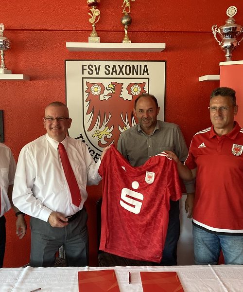 Neuer Hauptsponsor der 1. Herren von Saxonia Tangermünde.